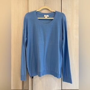 Vineyard Vines Sky Blue Cotton Crewneck Sweater Relaxed Fit Size XL